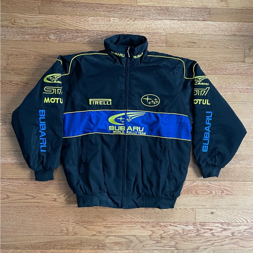 Formula 1 Subaru Racing Jacket Men’s F1 Embroidered Retro Y2k Unisex